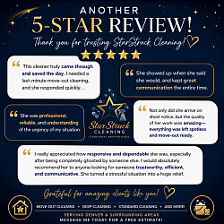 Home cleaning reviews
